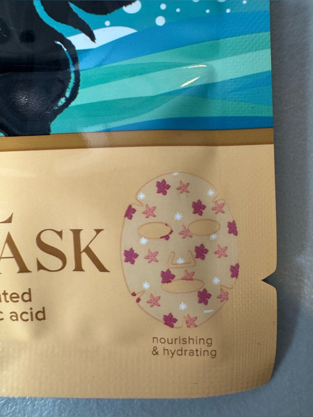 Disney Princess Moana Facial Sheet Mask hibiscus coconut scented hyaluronic acid - Picture 2 of 2